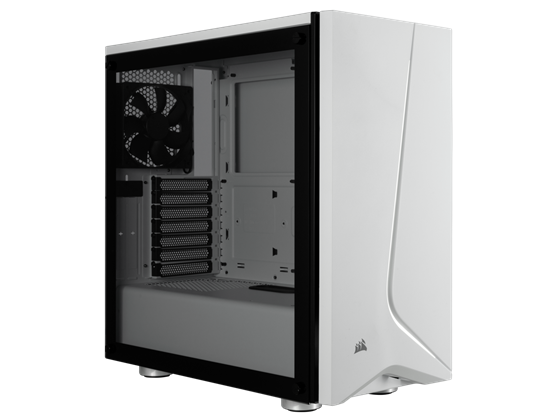 CASE CORSAIR CARBIDE SPEC-06 GAMING, MID TOWER, BLANCO, USB 3.0 X2, AUDIO IN / OUT, 7 EXPANSION SLOT, 4X 2.5", 2X 3.5", PANEL LATERAL CRISTAL TEMPLADO, (CC-9011145-WW)
