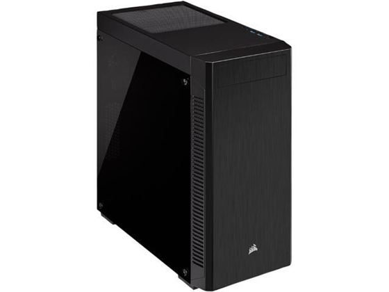 CASE CORSAIR CARBIDE 100R, MID TOWER, BLACK, USB 3.0 X2, AUDIO IN / OUT, 7 EXPANSION SLOT, 4X 2.5", 4X 3.5", PANEL LATERAL CRISTAL TEMPLADO, (CC-9011183-WW)