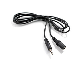 CABLE AUXILIAR EXTENSION AGILER, 3 PIES, NEGRO.