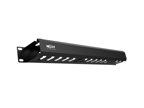 ORGANIZADOR DE CABLES NEXXT 1U HORIZONTAL 19"