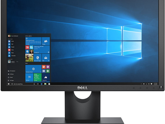 MONITOR DELL 19" (18.5"), E1916HV, LCD/LED, 720P, 5MS, 16:9, 250CD/M², DCR 1K:1. 1 VGA