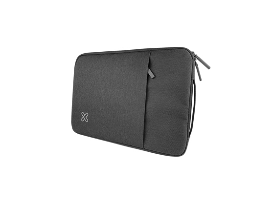 BULTO PARA NOTEBOOK KLIPX SQUAREPRO TIPO SLEEVE 15.6" TIPO SLEEVE, GRIS (KNS-420GR)