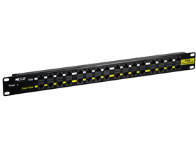 PATCH PANEL DE 16 PUERTOS, CAT5E, NEXXT. LOS PUERTOS SON POE.