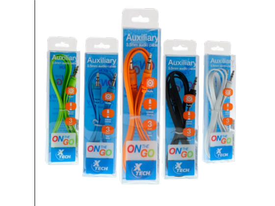 CABLE AUXILIAR XTECH PARA EQUIPOS DE AUDIOS, (XTG-212)
