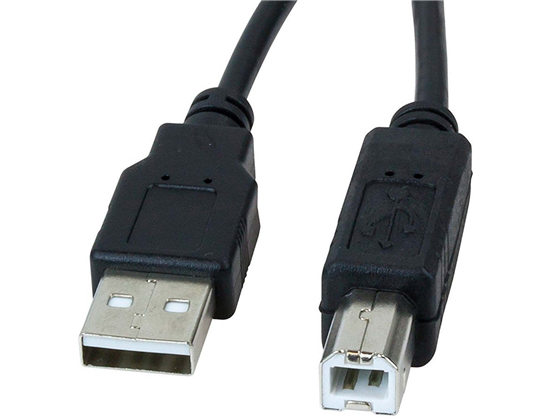 CABLE USB A/B 2.0 XTECH, 6 PIES, NEGRO. PARA IMPRESORA. (XTC-307)