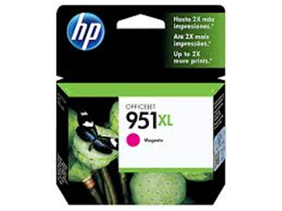 CARTUCHO HP 951XL - PRINT CARTRIDGE - 1 X PIGMENTED MAGENTA ALTO RENDIMIENTO HP BUSINESS INKJET AND OFFICEJET PRO PRINTERS8100 - N811AHP MULTIFUNCTION AND ALL-IN-ONE PRODUCTS8600 - A911A, 8600 PLUS - N911G, 8600 PREMIUM - N911N