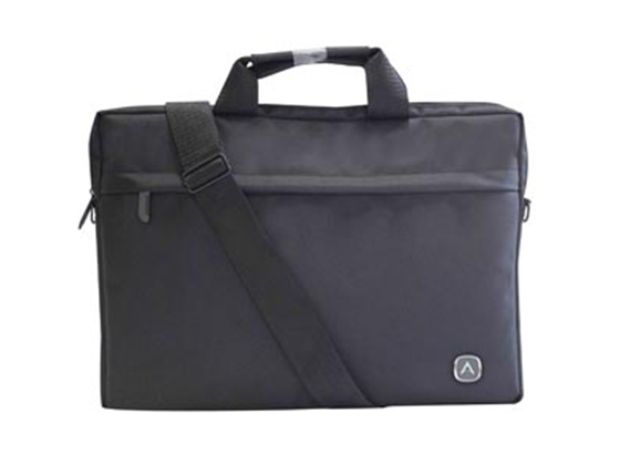 BULTO DE NOTEBOOK 15.6" AGILER TIPO MALETIN NEGRO NYLON, RESISTENTE AL AGUA (AGI-7913)