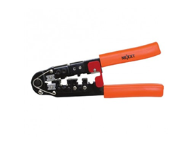 CRIMPING TOOL NEXXT MODULAR P/CONECTORES 8P8C/RJ45, 6P6C/RJ12, 6P4C/RJ11 Y 6P2C, INCLUYE PELADOR, CORTADOR, PROTECTOR PARA CUCHILLA