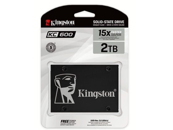 DISCO DE ESTADO SOLIDO KINGSTON SSD 2048GB, (2TB) 2.5", SATA REV. 3.0, 550 MB/S LECTURA, 520 MB/S ESCRITURA.