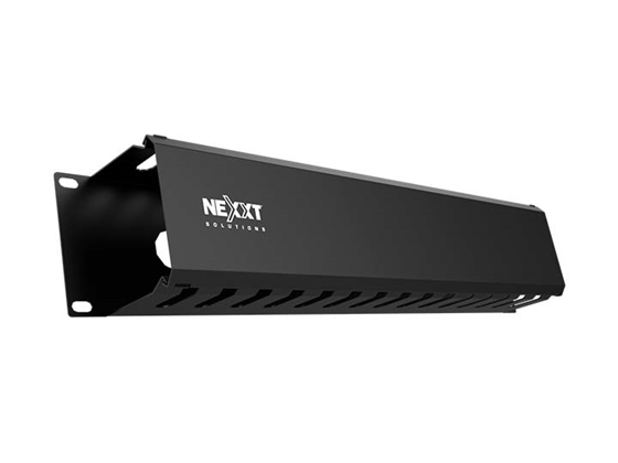 ORGANIZADOR DE CABLES NEXXT 2U HORIZONTAL 19"