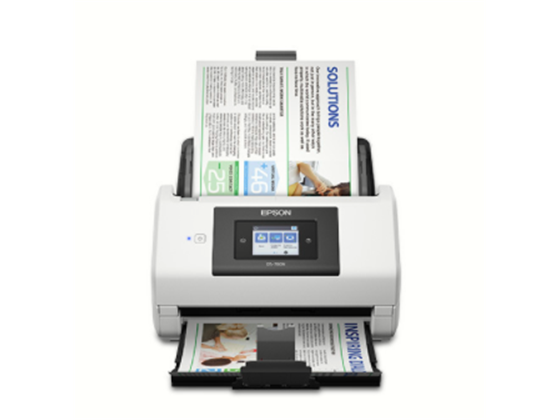 SCANNER EPSON WORKFORCE DS-780N, 45 PPM / 90 IPM: 300 DPI BLANCO Y NEGRO, COLOR, ESCALAS DE GRIS, 600 DPI , 1200 DPI INTERPOLADO, LED RGB DE 3 COLORES, KIT PARA RODILLO: HASTA 200,000 CICLOS (B11B227201)