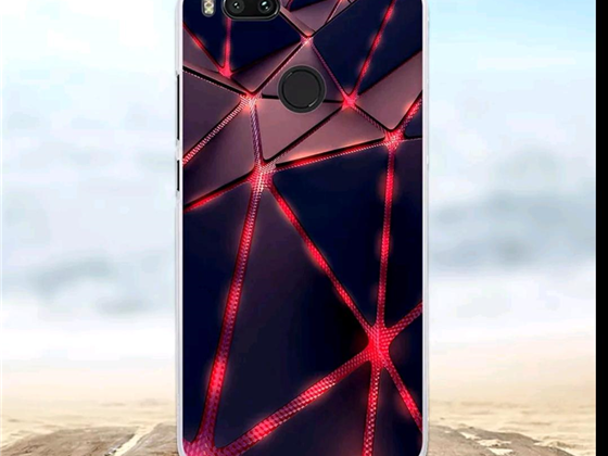 COVER PARA XIAOMI REDMI NOTE 6 PRO, SILICOM, DISEÑO 3D (LINEAS ROJAS CON NEGRO) (FUNMIN6PRO-RD/BK)
