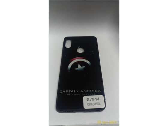 COVER PARA XIAOMI NOTE 5, LOGO CAPTAIN AMERICA TPU
