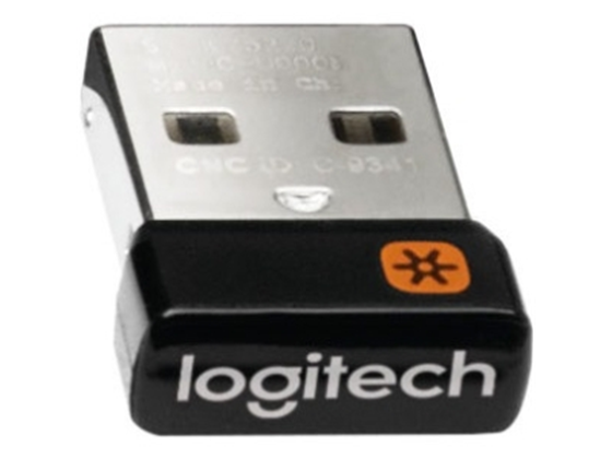 RECEPTOR USB UNIFYING LOGITECH, PARA TECLADO, MOUSE. CONECTA HASTA 6 TECLADOS COMPATIBLES CON UN SOLO RECEPTOR, REQUIERE SOFTWARE DE LOGITECH (910-005235).