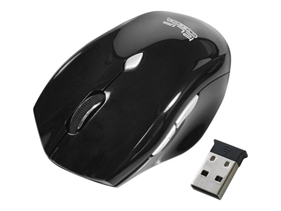 MOUSE WIRELESS KLIPX VORTEX 6 BOTONES 2.4 GHZ, ERGONOMICO, NEGRO (KMW-355BK)
