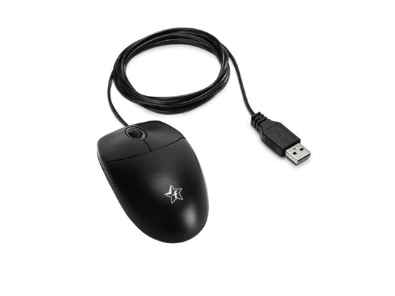MOUSE CAP PS/2 NEGRO