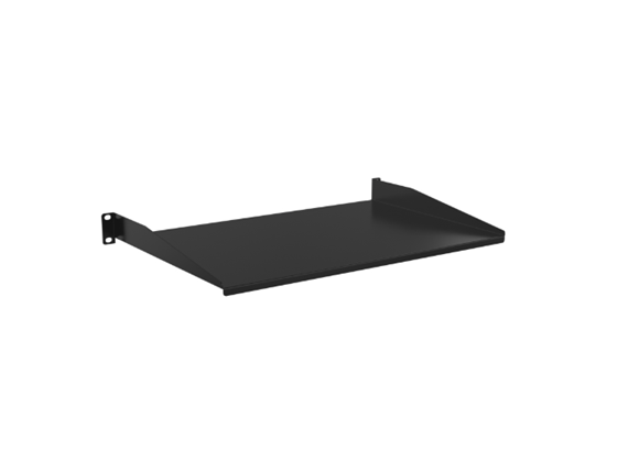BANDEJA PARA RACK, 19", 1U, NEGRO - SOLIDA - SOPORTA HASTA 44 LBS. NPS-S11U3B