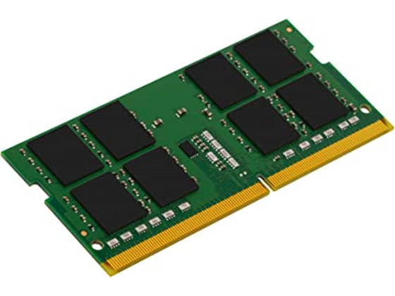 MEMORIA 16GB (1X16GB) KINGSTON, PARA LAPTOP, 3200MT/S DDR4 NON-ECC CL22 SODIMM 1RX8. DDR4 3200MT/S NON-ECC UNBUFFERED SODIMM CL22 1RX8 1.2V 260-PIN 16GBIT