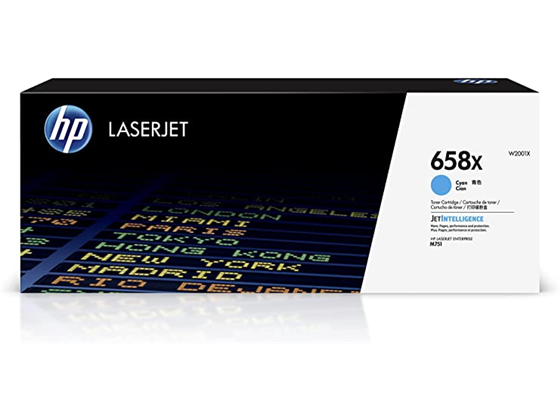 TONER HP 658X - W2001X - CYAN - 28,000 PAGINAS - PARA IMPRESORA COLOR LASERJET - M751N - M751DN