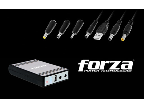 UPS - POWERBANK FORZA DC-140USB, PARA MODEM, CAMARA DE SEGURIDAD IP, ROUTERS, SMARTPHONES, SISTEMA BIOMETRICOS, 14 WATTS, 110/220V
