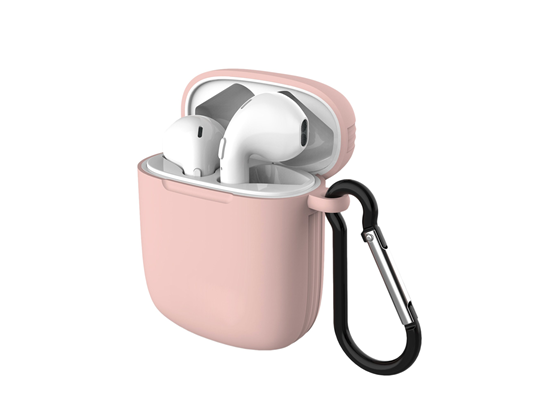 AUDIFONO ARGOM SKEIPODS E50, AURICULARES ESTÉREO INALÁMBRICOS, BT VERSIÓN: 5.0, CASE ROSADO.