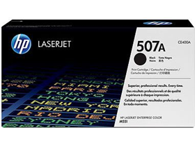 TONER HP 507A - CE400A - NEGRO - 5,500 PAGINAS - PARA IMPRESORA LASERJET ENTERPRISE - M551DN, M551N, M551XH