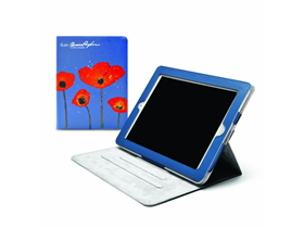 COVER ILUV PARA NEW IPAD, DISEÑO ARTISTICO FLORAL - DISTINTOS ANGULOS DE POSICION MAGNETICO (ICC838FLO)  TRAMO 3 JAULA