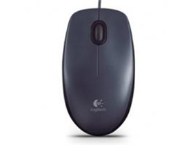 MOUSE LOGITECH M100 OPTICO USB (NEGRO) - HIGH DEF 1000DPI OPTICAL SENSOR -  DISENO AMBIDEXTROUS