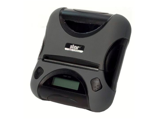 IMPRESORA DE RECIBO STAR SM-T300DB50, PORTATIL, TERMICA DIRECTA DE 3", 203 PPP, BLUETOOTH 2.1 / INTERFAZ: SERIAL, NO MSR, CORTADOR MANUAL,  VELOCIDAD 75MM/SEG., IP54, NEGRO/GRIS, CARGADOR INCLUIDO, ANDROID Y WINDOWS (SPP)