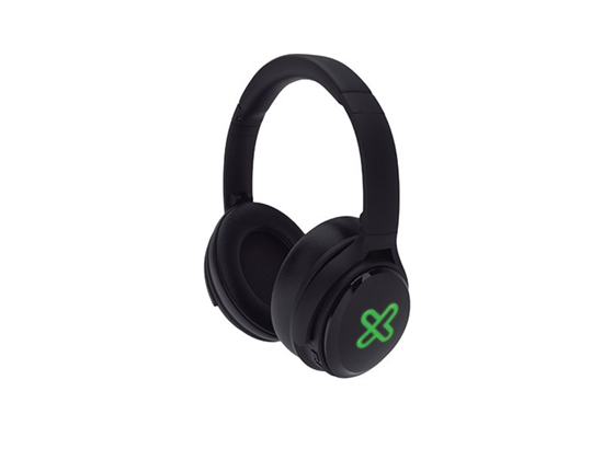AUDIFONO CON MICROFONO KLIPX IMPERIOUS, BLUETOOTH V5.0, BATERIA RECARGABLE, 22 HORA DE REPRODUCCION APROX. NEGRO, LIVIANO, ILUMINACION LED, CONTROLES DE VOLUMEN Y REPRODUCCCION, MICROFNO INTEGADO, (KWH-251BK)