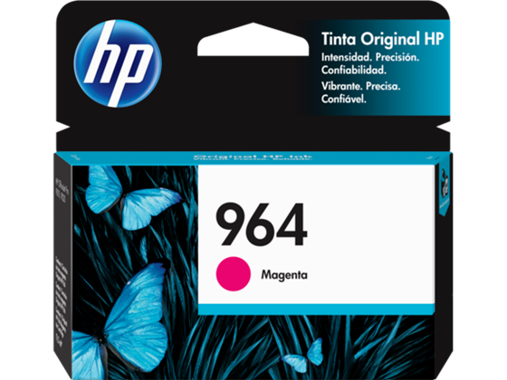 CARTUCHO HP 964 - 3JA51AL - MAGENTA - PARA IMPRESORA OFFICEJET PRO 9020 / 9010