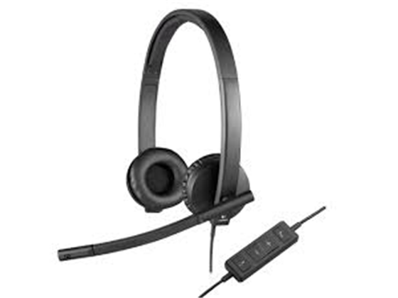 AUDIFONO CON MICROFONO LOGITECH H570E, USB, ESTEREO CON ALMOHADILLAS DE PIEL, IDEAL PARA USO EMPRESARIAL (981-00574)