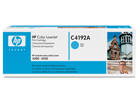 TONER HP C4192A - CYAN - 6,000 PAGINAS -  PARA IMPRESORA LASERJET 4500