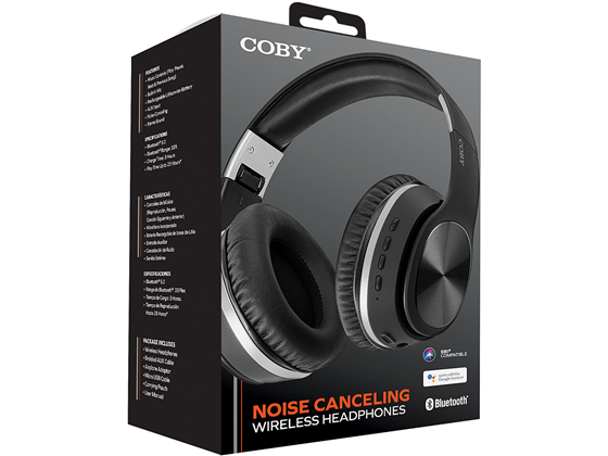 AUDIFONO CON MICROFONO COBY, BLUETOOTH 5.0, SOUND STEREO, 10HRS,