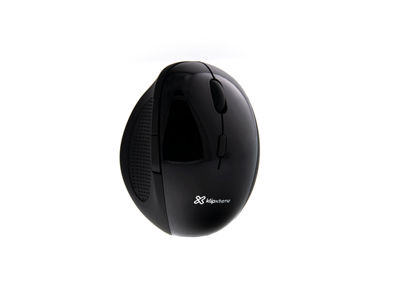 MOUSE WIRELESS KLIPX ORBIX - ERGONOMICO - 6 BOTONES - 2.4 GHZ 1000/1200/1600DPI - AHORRO DE BATERIA (KMW-500BK)