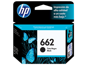 CARTUCHO HP 662 - CZ103AL - NEGRO - 2ML - PARA IMPRESORA DESKJET ADVANTAGE 2515 / 3515 / 3545 / 2545