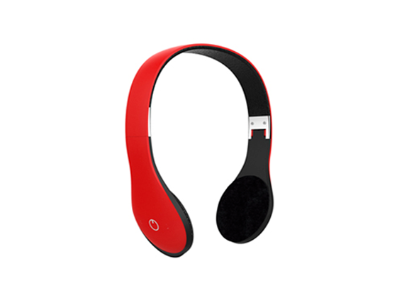 AUDIFONO AGILER, BLUETOOTH CON TF CARD, FM, ROJO.
