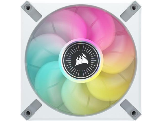 ABANICO CORSAIR ML120 RGB ELITE PREMIUM 120MM PRO MAGNETIC LEVITATION PARA CASE, BLANCO (CO-9050116-WW)