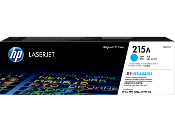 TONER HP 215A - W2311 - CYAN - 850 PAGINAS - PARA IMPRESORA COLOR LASERJET - M155A - M155NW - M182NW - M183FW