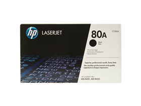 TONER HP 80A - CF280A - NEGRO - 2,700 PAGINAS - PARA IMPRESORA LASERJET PRO 400 M401, 400 M425