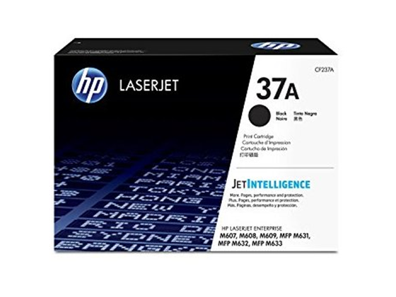 TONER HP 37A - CF237A - TONER CARTRIDGE - 1 X BLACK - 11,000 PAGES - FOR LASERJET M631DN, M631H, M632H, M631FHT, M607DN, M608DN, M608N, M608X