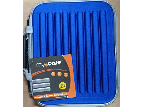 BULTO PARA LAPTOP MYO 10.2" TIPO SLEEVE, AZUL (MCUNI-10B)