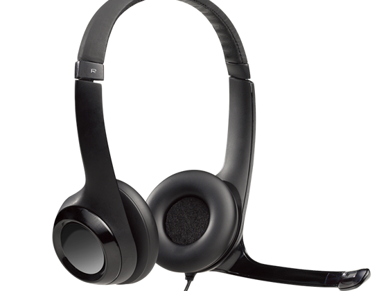 AUDIFONO CON MICROFONO LOGITECH H390 PC NEGRO, INTERNET CLEAR CHAT CONFORT USB, CON NOISE CANCELATION (HEADSET).