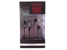 AUDIFONO CON MICROFONO AGILER, IN-EAR, NEGRO (AGI-0214BK)