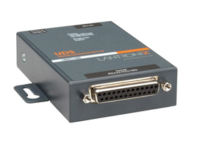 LANTRONIX DEVICE SERVER UDS1100 ONE PORT SERIAL (RS232/ RS422/ RS485) TO IP ETHERNET, UL864 - DEVICE SERVER.