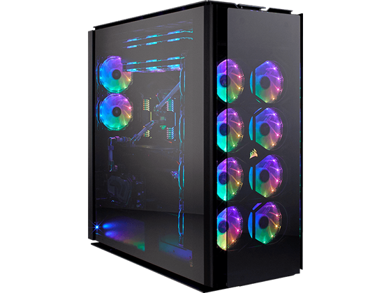 CASE CORSAIR OBSIDIAN 1000D, SUPER TOWER, NEGRO, USB 3.0 X4, USB C X2, HEADPHONE X1 / MIC X1, 10 EXPANSION SLOT, 6X 2.5", 5X 3.5", PANEL LATERAL Y FRENTE EN CRISTAL TEMPLADO, (CC-9011148-WW)
