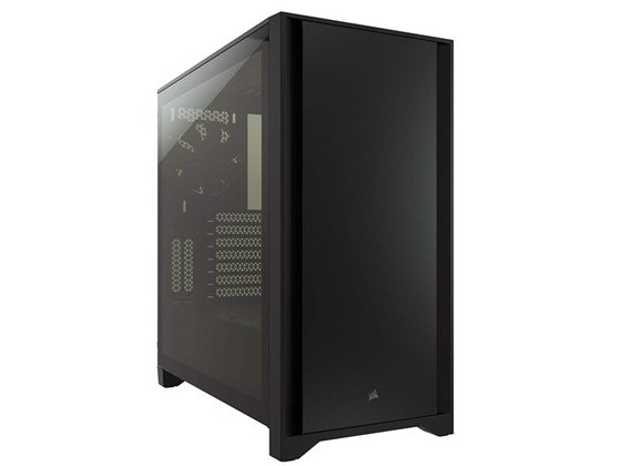 CASE CORSAIR 4000D, MID TOWER, BLACK, 7 EXPANSION SLOT, 3X 2.5", 2X 3.5", TAPA DE CRISTAL TEMPLADO, SOPORTA 3 ABANICOS 120MM FRONTAL (CC-9011198-WW)