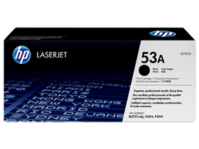 TONER HP 53A - Q7553A - NEGRO - 3,000 PAGINAS - PARA IMPRESORA LASERJET - P2015 / 2727NF