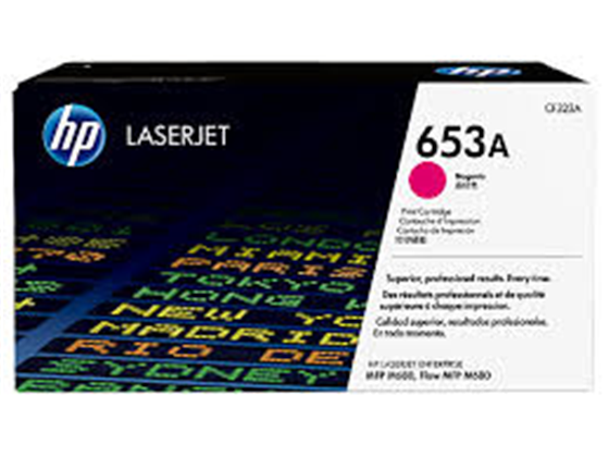 TONER HP 653A - CF323A - MAGENTA - 16,500 PAGINAS - PARA IMPRESORA LASERJET M680 SERIE.