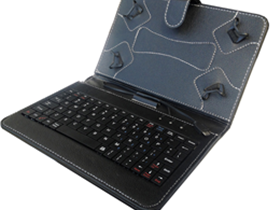 COVER AGILER CON TECLADO USB PARA TABLETA, 7",  TIPO PIEL, NEGRO (AGI-7950)  CASILLERO 5 JAULA